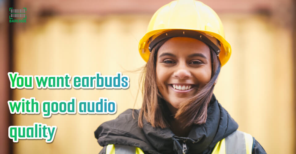 Bluetooth earbuds for online construction workers